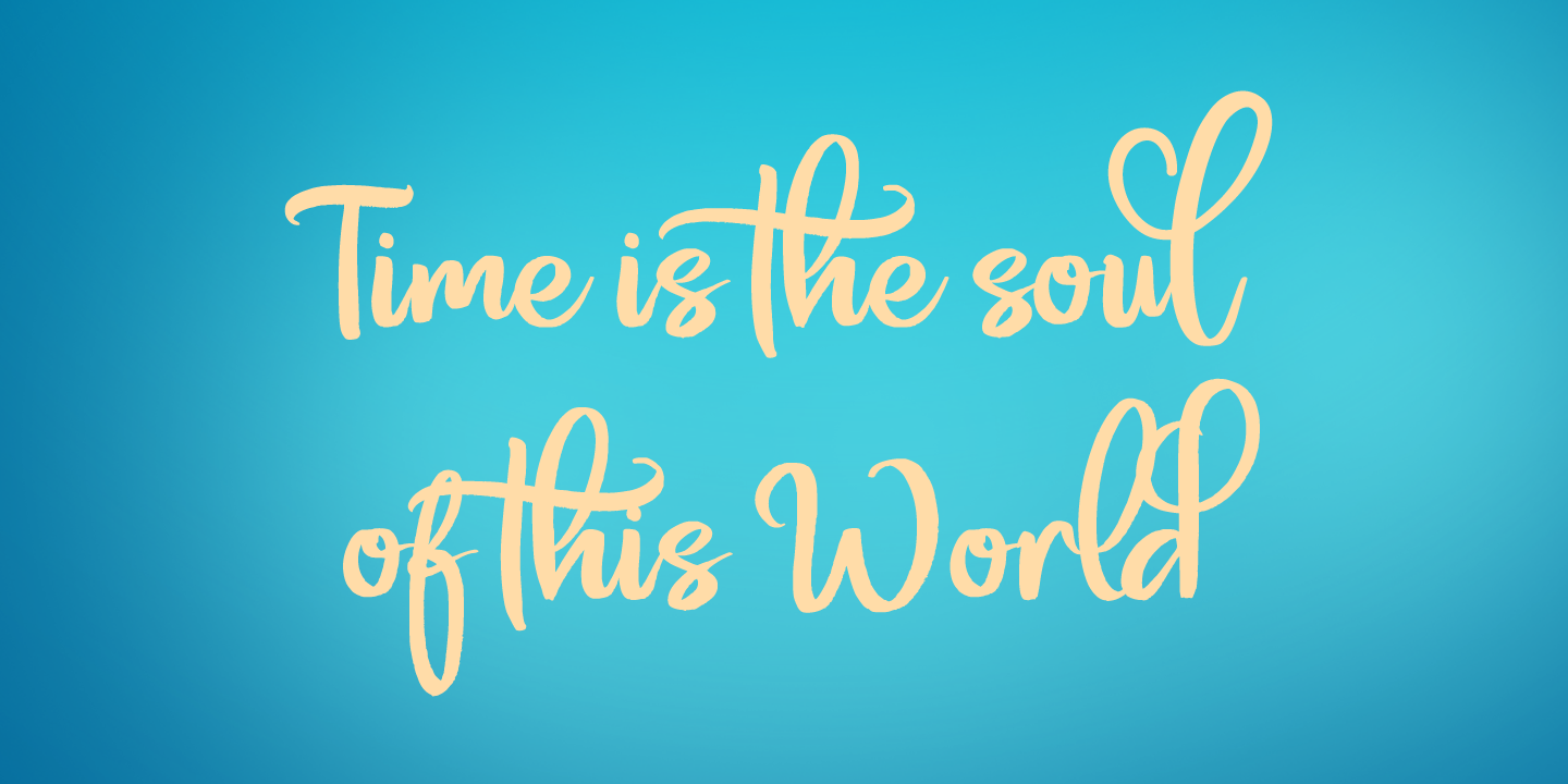 Beispiel einer Southwave Regular-Schriftart